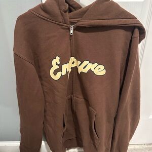 Esprit Brown Zip-Up Hoodie
